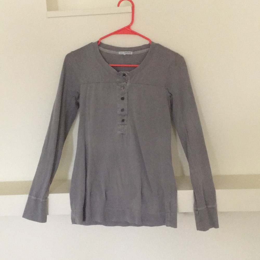 James perse supima Cotton basic grey shirt